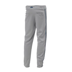 Athletic (AK) Knit Athletic Knit (AK) BA1391A-826 Adult Grey/Navy Pro Baseball Pants