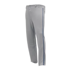 Athletic (AK) Knit Athletic Knit (AK) BA1391Y-826 Youth Grey/Navy Pro Baseball Pants