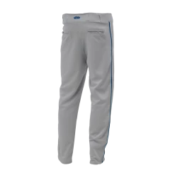 Athletic (AK) Knit Athletic Knit (AK) BA1391A-827 Adult Grey/Royal Blue Pro Baseball Pants
