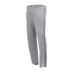 Athletic (AK) Knit Athletic Knit (AK) BA1391A-827 Adult Grey/Royal Blue Pro Baseball Pants