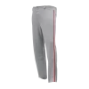 Athletic (AK) Knit Athletic Knit (AK) BA1391A-829 Adult Grey/Red Pro Baseball Pants