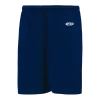 Athletic (AK) Knit Athletic Knit (AK) BAS1700L-004 Ladies Navy Baseball Shorts
