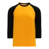 Athletic (AK) Knit Hockey Athletic Knit (AK) S1846Y-213 Youth Gold/Black Soccer Jersey