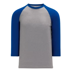 Athletic (AK) Knit Athletic Knit (AK) S1846Y-922 Youth Heather Grey/Royal Blue Soccer Jersey