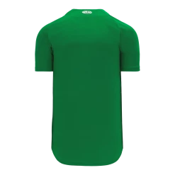Athletic (AK) Knit Athletic Knit (AK) BA5200M-007 Mens Kelly Green Full Button Baseball Jersey
