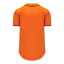 Athletic (AK) Knit Athletic Knit (AK) BA5500Y-SF576 San Francisco Orange Youth Full Button Baseball Jersey Hockey
