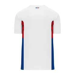 Athletic (AK) Knit Athletic Knit (AK) V563-335 White/Red/Royal Blue Volleyball Jersey