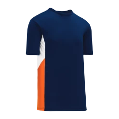Athletic (AK) Knit Athletic Knit (AK) S563 Navy/White/Orange Soccer Jersey Hockey