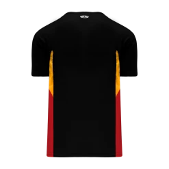 Athletic (AK) Knit Athletic Knit (AK) S563 Black/Gold/Red Soccer Jersey