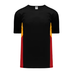 Athletic (AK) Knit Athletic Knit (AK) V563-470 Black/Gold/Red Volleyball Jersey
