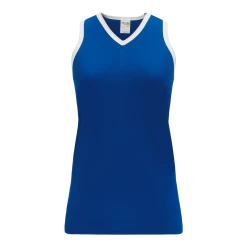 Athletic (AK) Knit Athletic Knit (AK) V583L-206 Royal Blue/White Ladies Volleyball Jersey Hockey