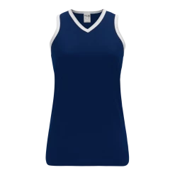 Athletic (AK) Knit Athletic Knit (AK) BA583L-216 Navy/White Ladies Softball Jersey