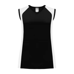 Athletic (AK) Knit Athletic Knit (AK) BA601L-221 Ladies Black/White Softball Jersey Hockey