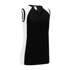 Athletic (AK) Knit Athletic Knit (AK) V601L-221 Ladies Black/White Volleyball Jersey