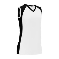 Athletic (AK) Knit Athletic Knit (AK) BA601L-222 Ladies White/Black Softball Jersey Hockey