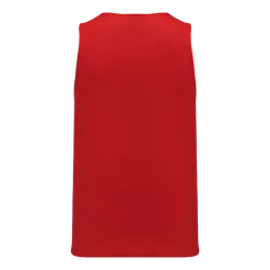 Athletic (AK) Knit Athletic Knit (AK) BR1105A-208 Adult Red/White Reversible League Basketball Jersey Hockey