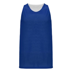 Athletic (AK) Knit Hockey Athletic Knit (AK) BR1302A-206 Adult Royal Blue/White Reversible League Basketball Jersey