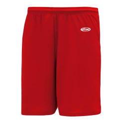 Athletic (AK) Knit Athletic Knit (AK) VS1300M-005 Mens Red Volleyball Shorts