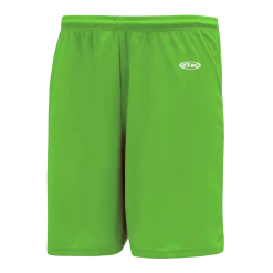Athletic (AK) Knit Athletic Knit (AK) LS1300M-031 Mens Lime Green Lacrosse Shorts