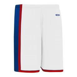 Athletic (AK) Knit Athletic Knit (AK) BS1735Y-335 Youth White/Royal Blue/Red Pro Basketball Shorts