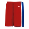 Athletic (AK) Knit Athletic Knit (AK) BS1735Y-344 Youth Red/Royal Blue/White Pro Basketball Shorts