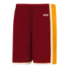 Athletic (AK) Knit Athletic Knit (AK) BS1735Y-427 Youth AV Red/Gold/White Pro Basketball Shorts