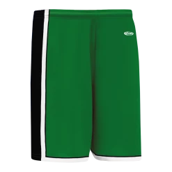 Athletic (AK) Knit Athletic Knit (AK) BS1735Y-440 Youth Kelly Green/Black/White Pro Basketball Shorts