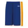 Athletic (AK) Knit Athletic Knit (AK) BS1735Y-447 Youth Royal Blue/Gold/White Pro Basketball Shorts