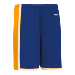 Athletic (AK) Knit Athletic Knit (AK) BS1735A-447 Adult Royal Blue/Gold/White Pro Basketball Shorts