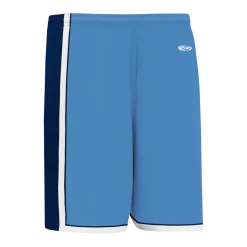 Athletic (AK) Knit Athletic Knit (AK) BS1735Y-475 Youth Sky Blue/Navy/White Pro Basketball Shorts