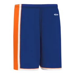 Athletic (AK) Knit Athletic Knit (AK) BS1735Y-482 Youth Royal Blue/Orange/White Pro Basketball Shorts