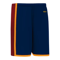 Athletic (AK) Knit Athletic Knit (AK) BS1735Y-544 Youth Navy/AV Red/Gold Pro Basketball Shorts