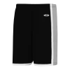 Athletic (AK) Knit Athletic Knit (AK) BS1735Y-918 Youth Black/Grey/White Pro Basketball Shorts