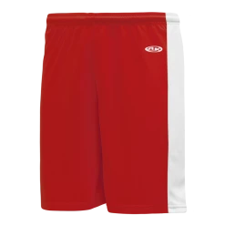 Athletic (AK) Knit Athletic Knit (AK) VS9145M-208 Mens Red/White Pro Volleyball Shorts