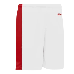 Athletic (AK) Knit Athletic Knit (AK) SS9145M-209 Mens White/Red Pro Soccer Shorts