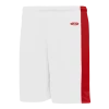 Athletic (AK) Knit Athletic Knit (AK) VS9145M-209 Mens White/Red Pro Volleyball Shorts