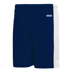 Athletic (AK) Knit Athletic Knit (AK) BS9145M-216 Mens Navy/White Pro Basketball Shorts