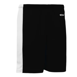 Athletic (AK) Knit Athletic Knit (AK) BS9145Y-221 Youth Black/White Pro Basketball Shorts