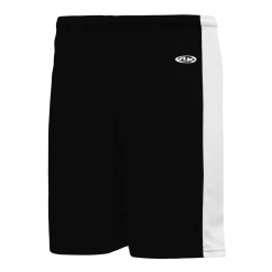 Athletic (AK) Knit Athletic Knit (AK) SS9145Y-221 Youth Black/White Pro Soccer Shorts