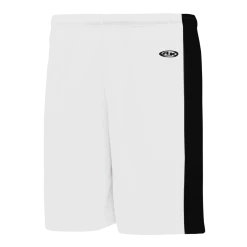 Athletic (AK) Knit Athletic Knit (AK) SS9145M-222 Mens White/Black Pro Soccer Shorts
