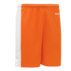 Athletic (AK) Knit Athletic Knit (AK) BS9145Y-238 Youth Orange/White Pro Basketball Shorts