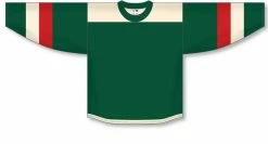 Athletic (AK) Knit Athletic Knit (AK) H550BA-MIN588B Adult 2016 Minnesota Wild Stadium Series Dark Green Hockey Jersey