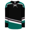 Athletic (AK) Knit Athletic Knit (AK) H550BA-ANA496B Adult 2018 Anaheim Ducks Third Black Hockey Jersey