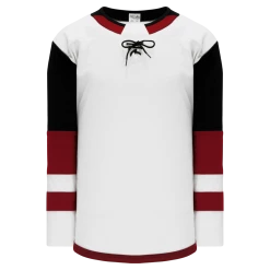 Athletic (AK) Knit Athletic Knit (AK) H550BY-ARI889B Youth 2017 Arizona Coyotes White Hockey Jersey