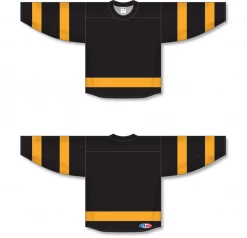 Athletic (AK) Knit Athletic Knit (AK) H550BY-BOS293B Youth Boston Bruins Winter Classic Black Hockey Jersey