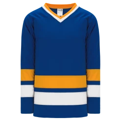 Athletic (AK) Knit Athletic Knit (AK) H550BA-CHA387B Adult Chiefs Royal Blue Hockey Jersey
