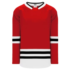 Athletic (AK) Knit Athletic Knit (AK) H550BA-CHI494B Adult 2017 Chicago Blackhawks Red Hockey Jersey