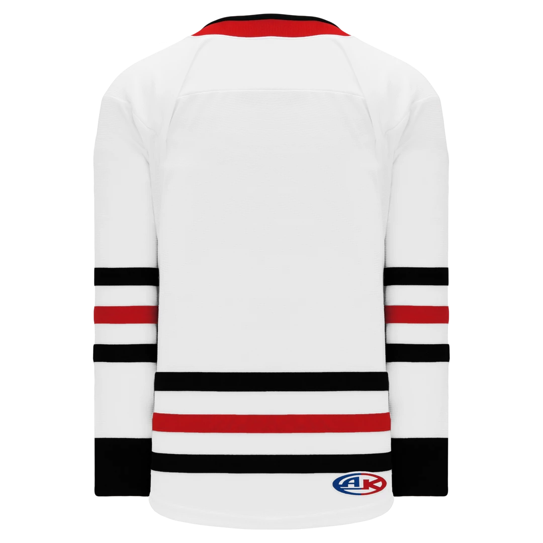 Athletic (AK) Knit Athletic Knit (AK) H550BA-CHI495B Adult 2017 Chicago Blackhawks White Hockey Jersey 4 Athletic (AK) Knit Athletic Knit (AK) H550BA-CHI495B Adult 2017 Chicago Blackhawks White Hockey Jersey