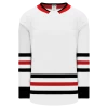 Athletic (AK) Knit Athletic Knit (AK) H550BA-CHI495B Adult 2017 Chicago Blackhawks White Hockey Jersey