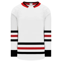 Athletic (AK) Knit Athletic Knit (AK) H550BA-CHI495B Adult 2017 Chicago Blackhawks White Hockey Jersey